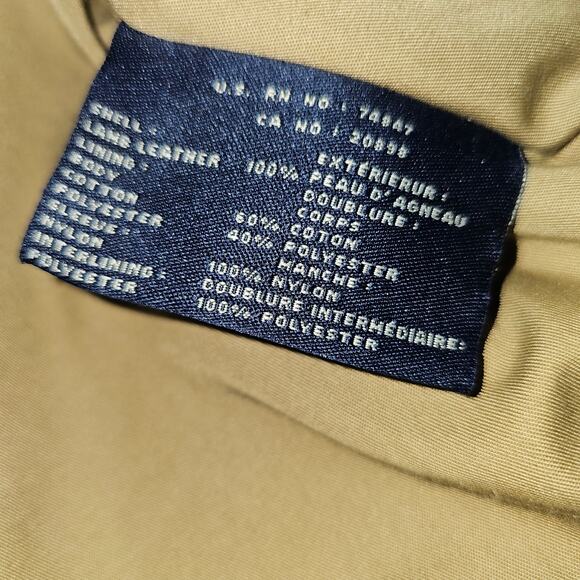 Dockers Soft Leather Men's Black Leather Jacket 2XLT PTP 28 L 31 - Picture 11 of 13